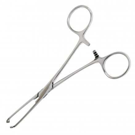 Затискач по Allis, для захоплення кишкової стінки. Довжина 15,2 см